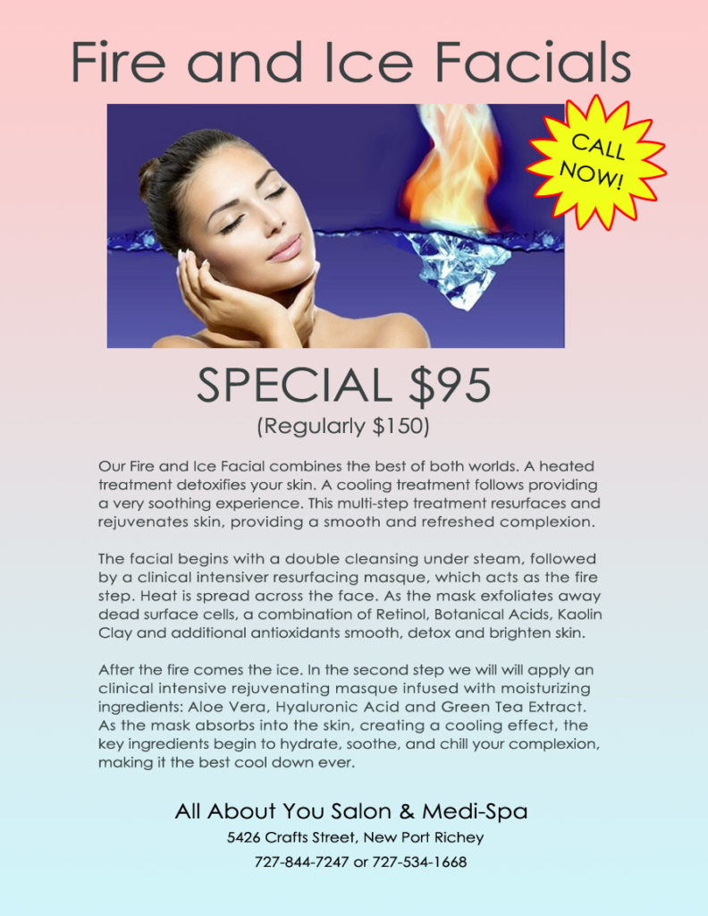 Fire & Ice Facials at All About You Salon and Spa