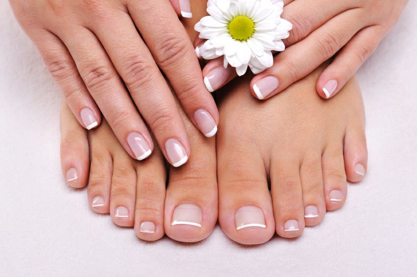 Nail services include Manicures and Pedicures at All About You Salon and Spa