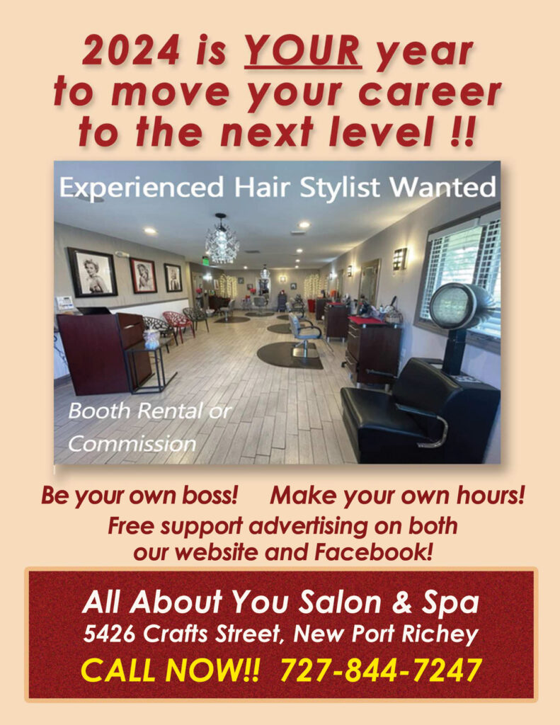 2024 is YOUR year to move it to the next level at All About You Salon and Spa of New Port Richey